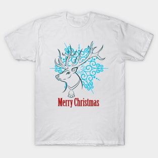 Merry Christmas Reindeer T-Shirt